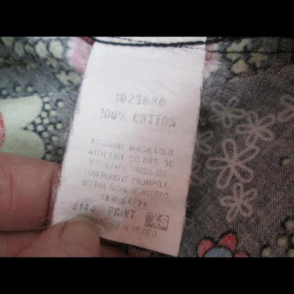 Peaches Womens Bright Floral Uniform Medical Scrub Top Nurse Work Wear Size XS - Picture 4 of 11